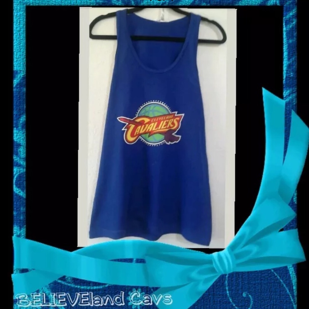 Cleveland Cavaliers racerback neon tank top